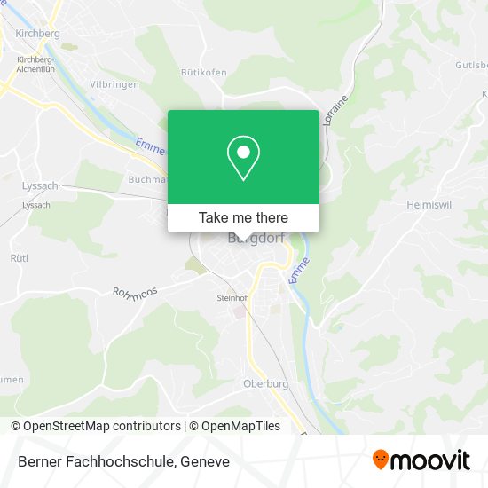 Berner Fachhochschule map