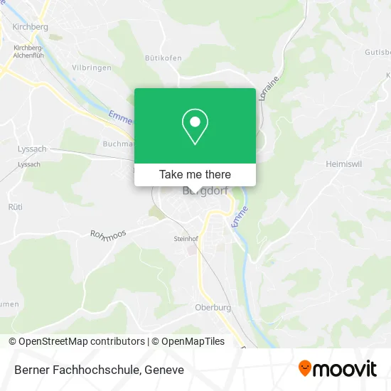 Berner Fachhochschule map
