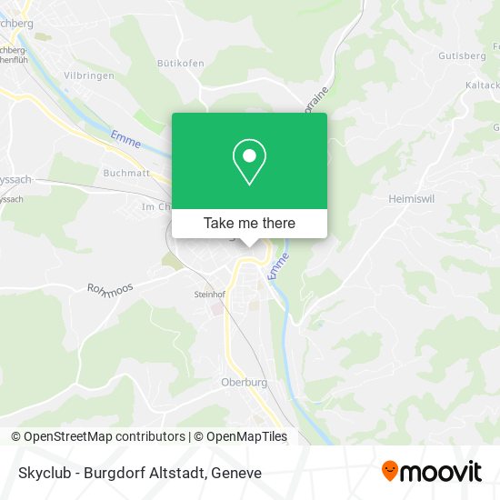 Skyclub - Burgdorf Altstadt map