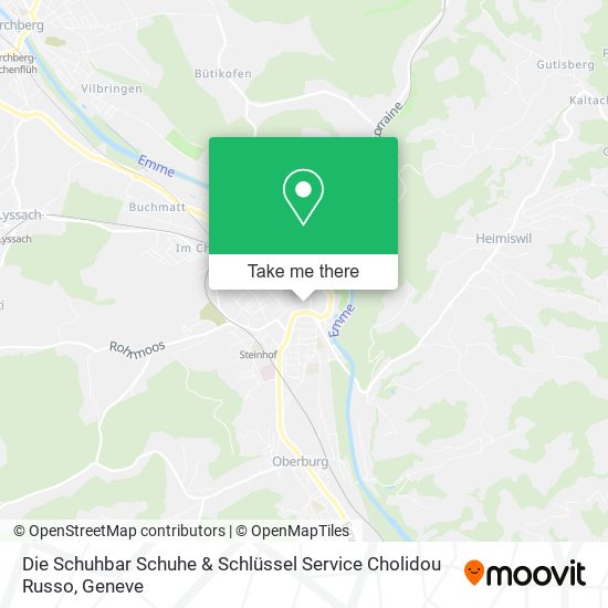 Die Schuhbar Schuhe & Schlüssel Service Cholidou Russo map