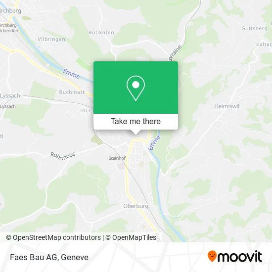 Faes Bau AG map