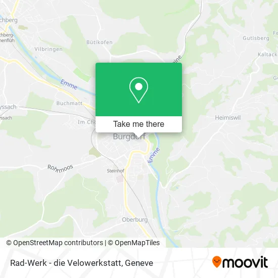 Rad-Werk - die Velowerkstatt map