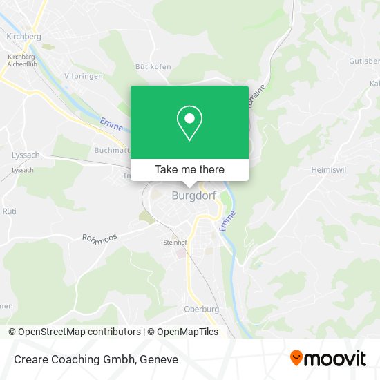 Creare Coaching Gmbh map