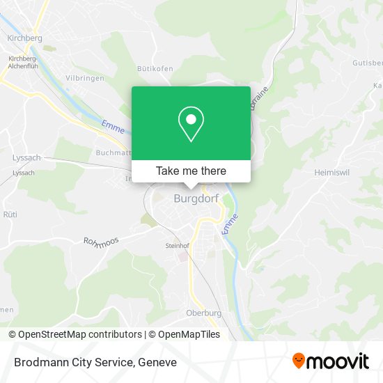 Brodmann City Service map