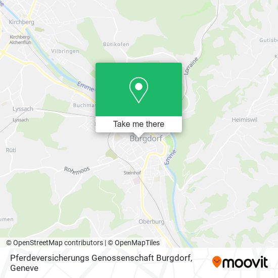 Pferdeversicherungs Genossenschaft Burgdorf map