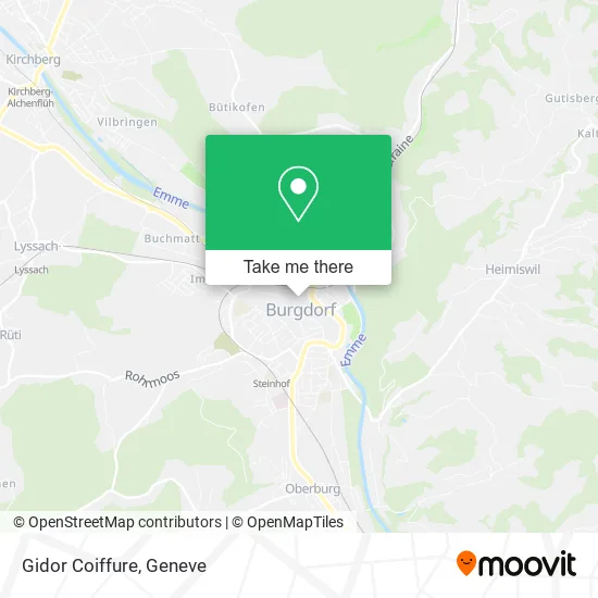 Gidor Coiffure map