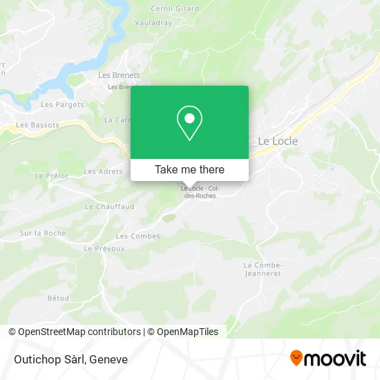 Outichop Sàrl map
