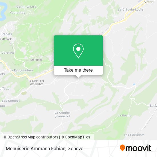 Menuiserie Ammann Fabian map