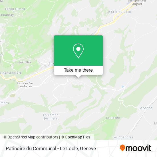 Patinoire du Communal - Le Locle map