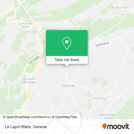 Le Lapin Blanc map