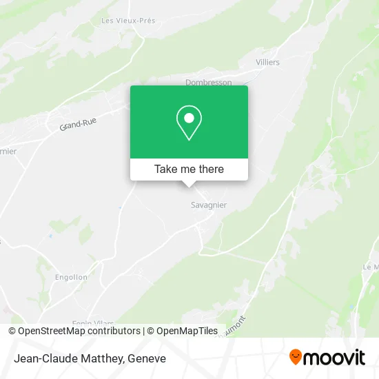 Jean-Claude Matthey map