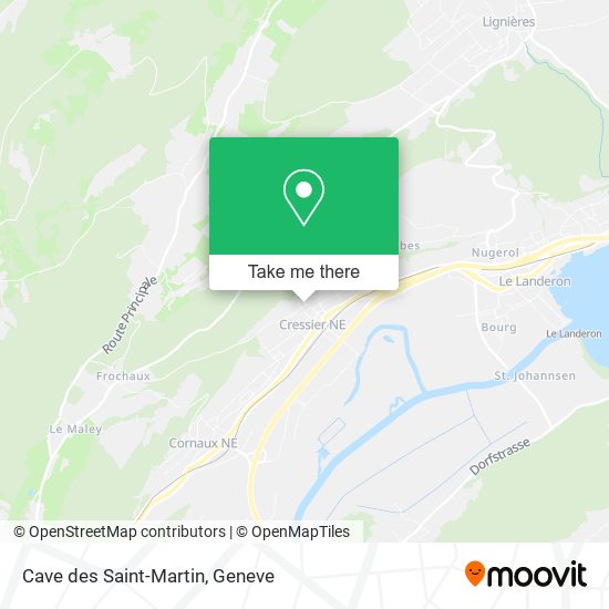 Cave des Saint-Martin map
