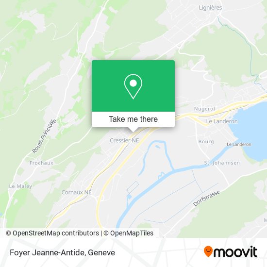 Foyer Jeanne-Antide map