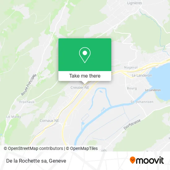 De la Rochette sa map