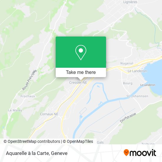 Aquarelle à la Carte map