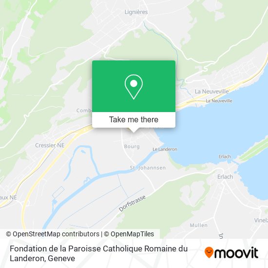 Fondation de la Paroisse Catholique Romaine du Landeron map