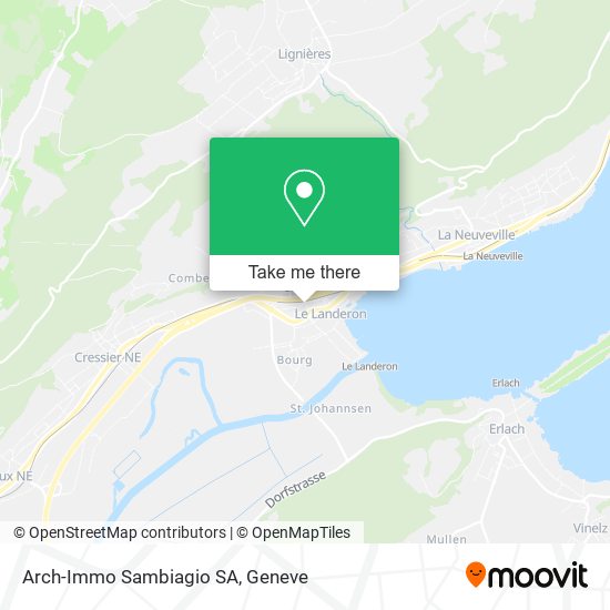 Arch-Immo Sambiagio SA map