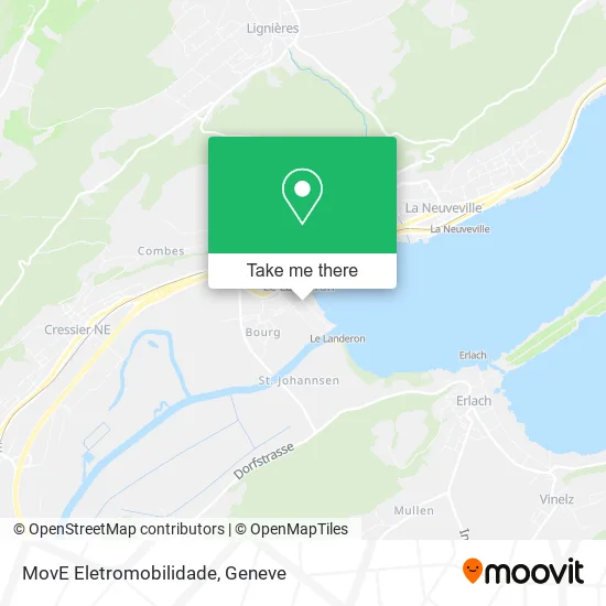 MovE Eletromobilidade map