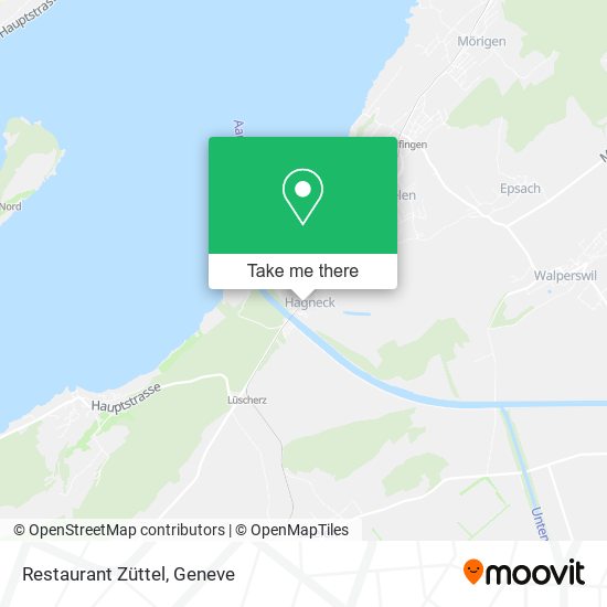 Restaurant Züttel map