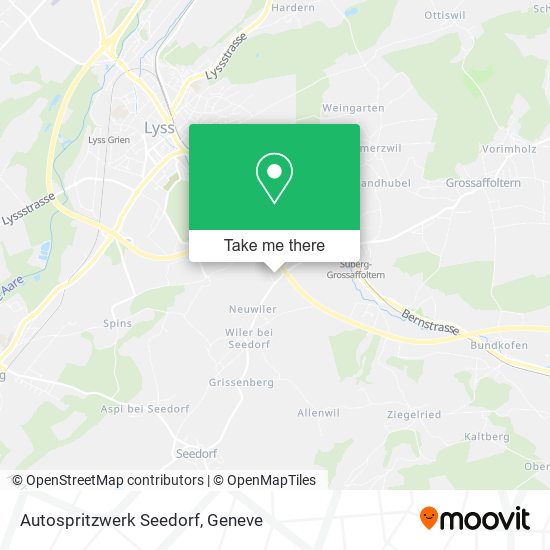 Autospritzwerk Seedorf map