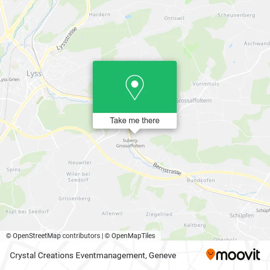 Crystal Creations Eventmanagement map