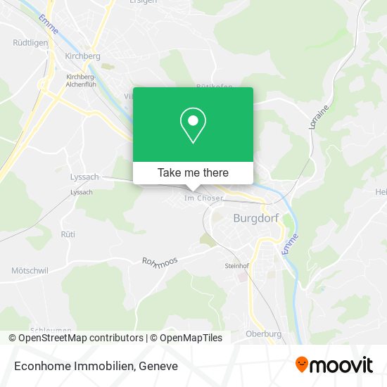 Econhome Immobilien map