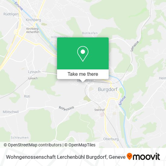 Wohngenossenschaft Lerchenbühl Burgdorf map