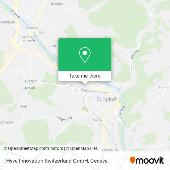 Hyve Innovation Switzerland GmbH map