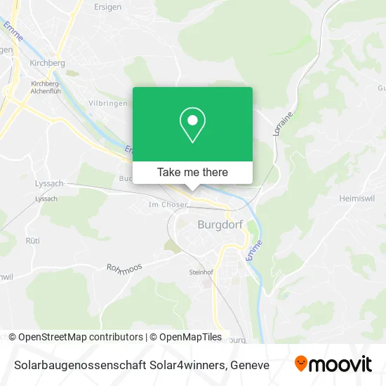 Solarbaugenossenschaft Solar4winners map