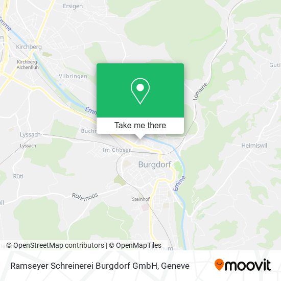 Ramseyer Schreinerei Burgdorf GmbH map