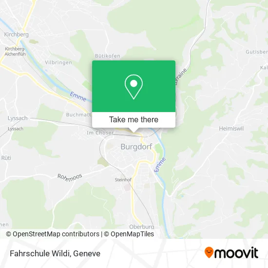 Fahrschule Wildi plan