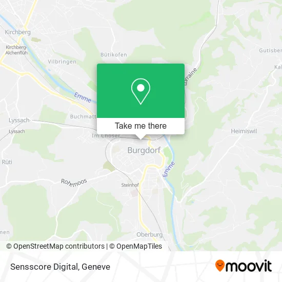 Sensscore Digital map