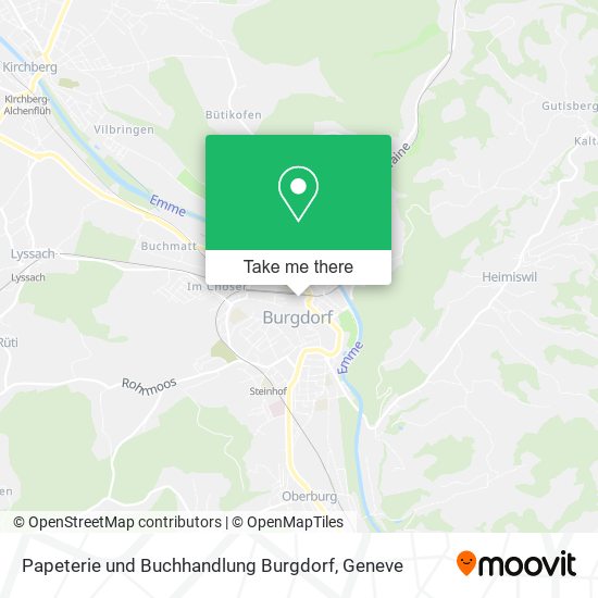 Papeterie und Buchhandlung Burgdorf map