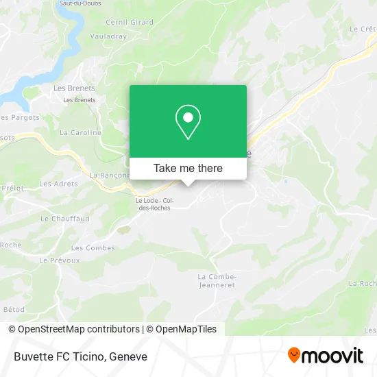 Buvette FC Ticino map