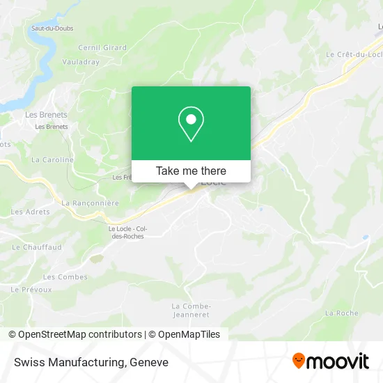Swiss Manufacturing map