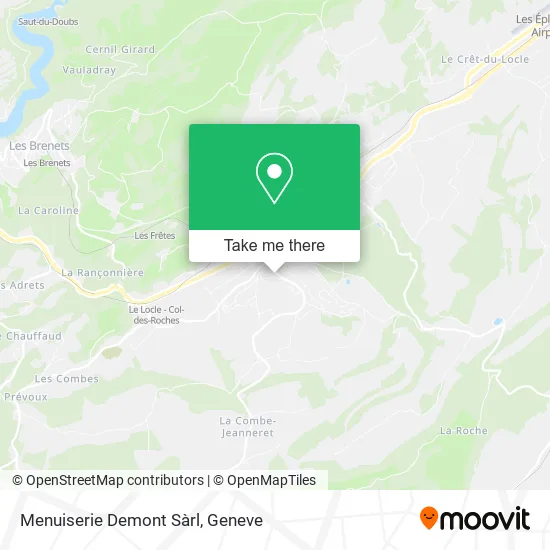 Menuiserie Demont Sàrl map