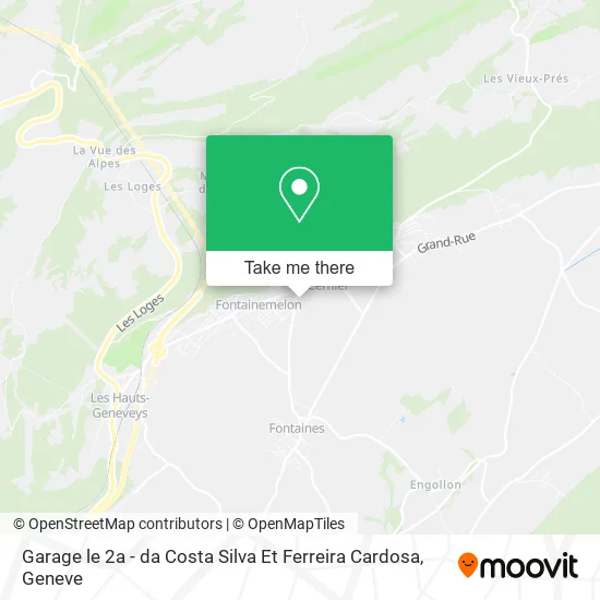 Garage le 2a - da Costa Silva Et Ferreira Cardosa map