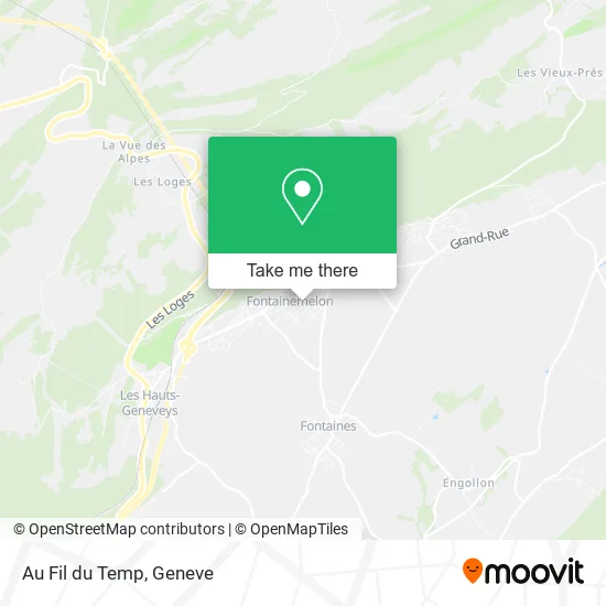Au Fil du Temp map