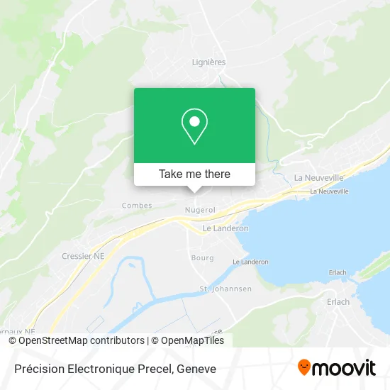 Précision Electronique Precel map