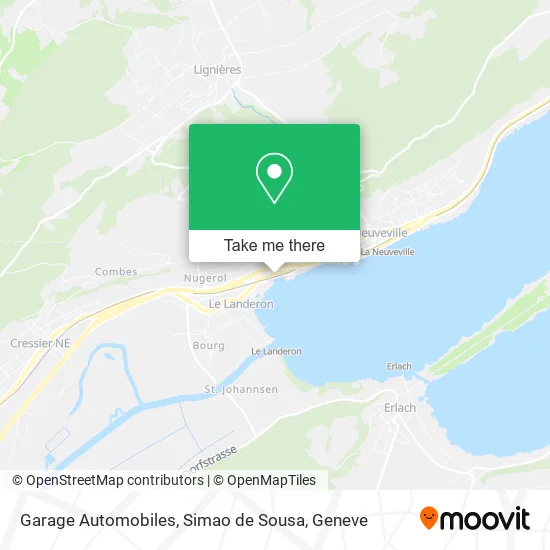 Garage Automobiles, Simao de Sousa map