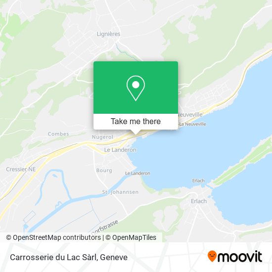 Carrosserie du Lac Sàrl map