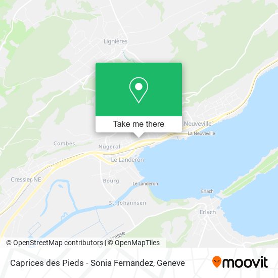 Caprices des Pieds - Sonia Fernandez map
