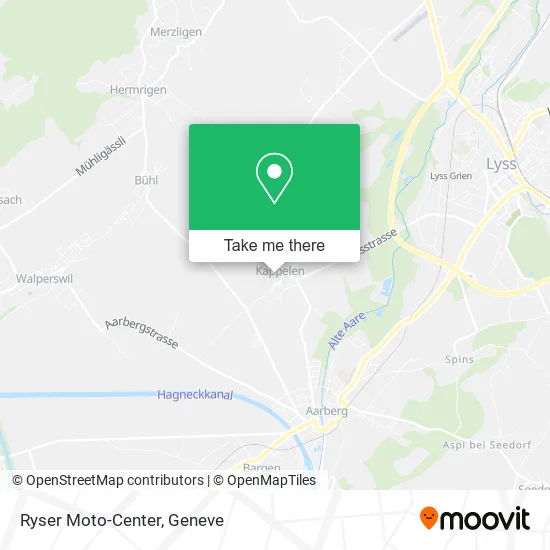 Ryser Moto-Center map