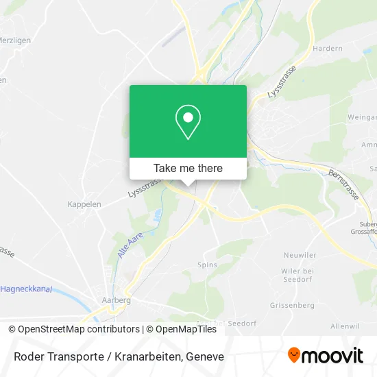 Roder Transporte / Kranarbeiten map