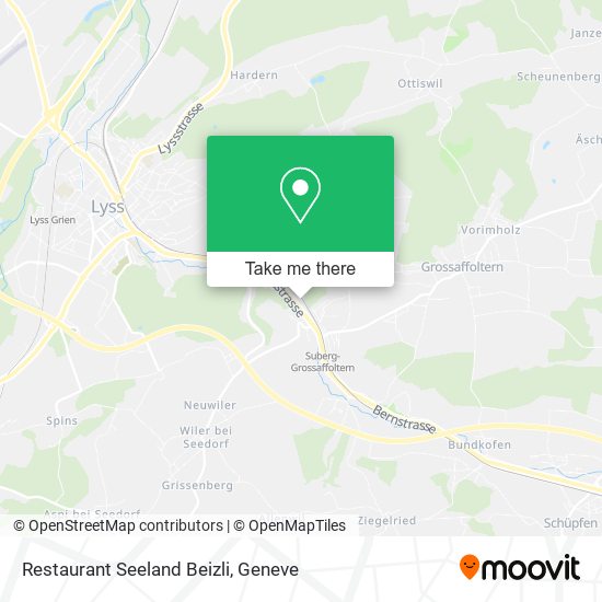 Restaurant Seeland Beizli map
