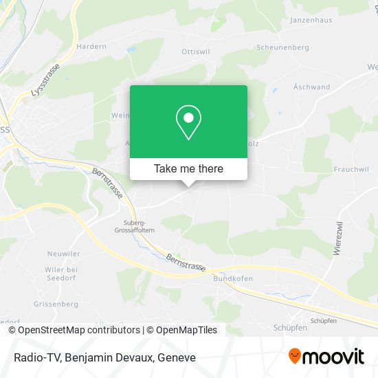 Radio-TV, Benjamin Devaux map