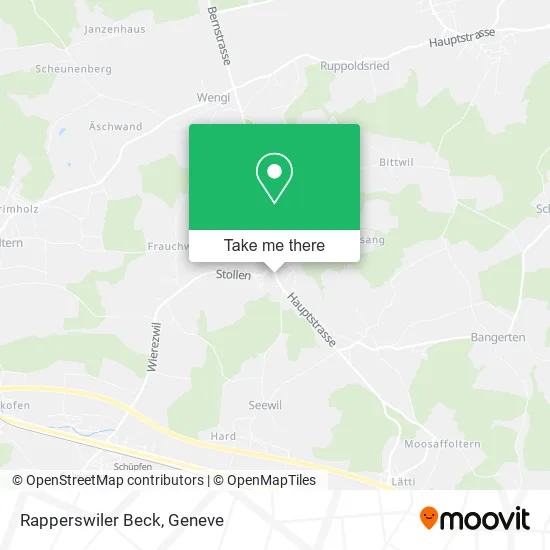 Rapperswiler Beck map