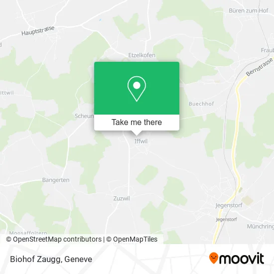 Biohof Zaugg map