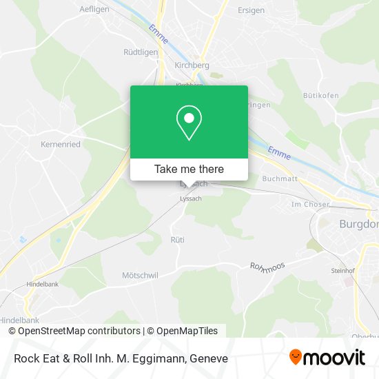 Rock Eat & Roll Inh. M. Eggimann map