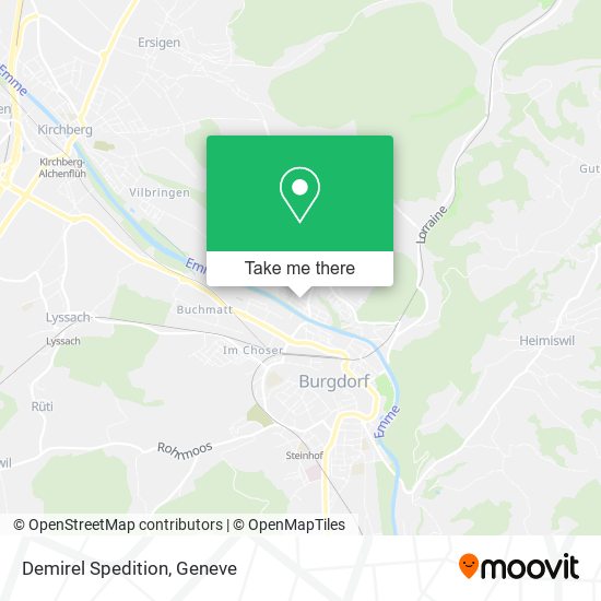 Demirel Spedition map